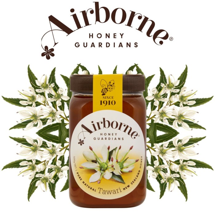 

TERLARIS Madu Airborne TAWARI 500 gram New Zealand Honey Import Asli
