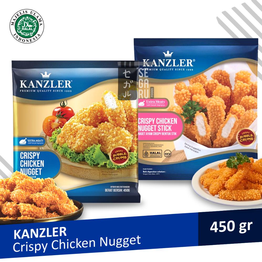 

Ready KANZLER Crispy Chicken Nugget Ayam 450gr