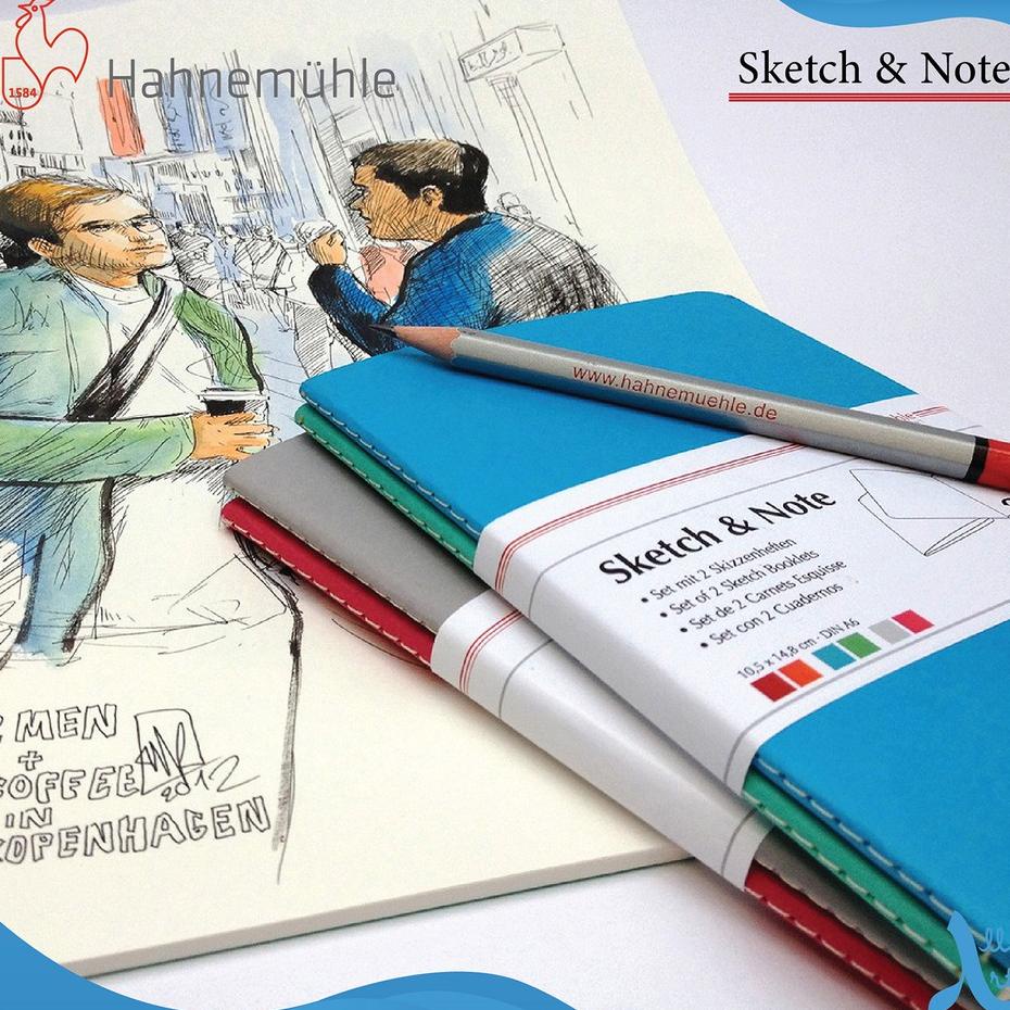 

Buku Sketsa Hahnemuhle Sketch & Note A6 Stitch Bound Sketchbook