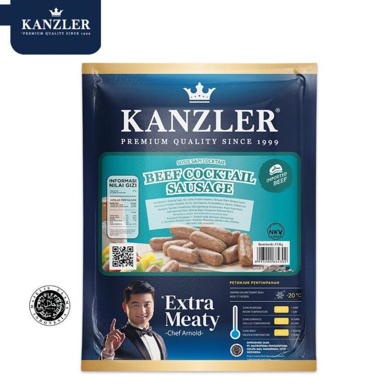 

Ready KANZLER Sosis Beef Cocktail 250 gr