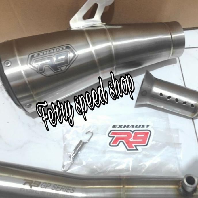 Knalpot R9 Gp Series Ss Ninja 250 Fi New Old - Cbr 250Rr - R25 Mt25 / R9 Gp Ninja 250 Fi - Cbr250