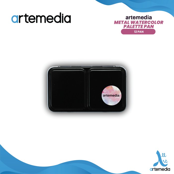 

ARTEMEDIA EMPTY METAL BOX HALF PANS ORIGINAL TERBARU