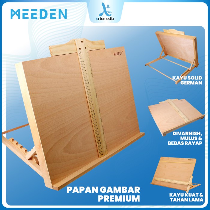 

MEEDEN DRAWING & SKETCHING BOARD STUDIO ARTIST TABLE TOP PAPAN GAMBAR ORIGINAL TERBARU