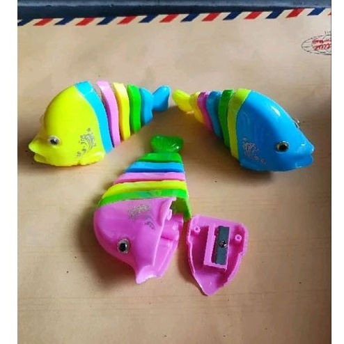 

rautan/serutan/orotan/sharpener pensil 1 lubang nemo fish