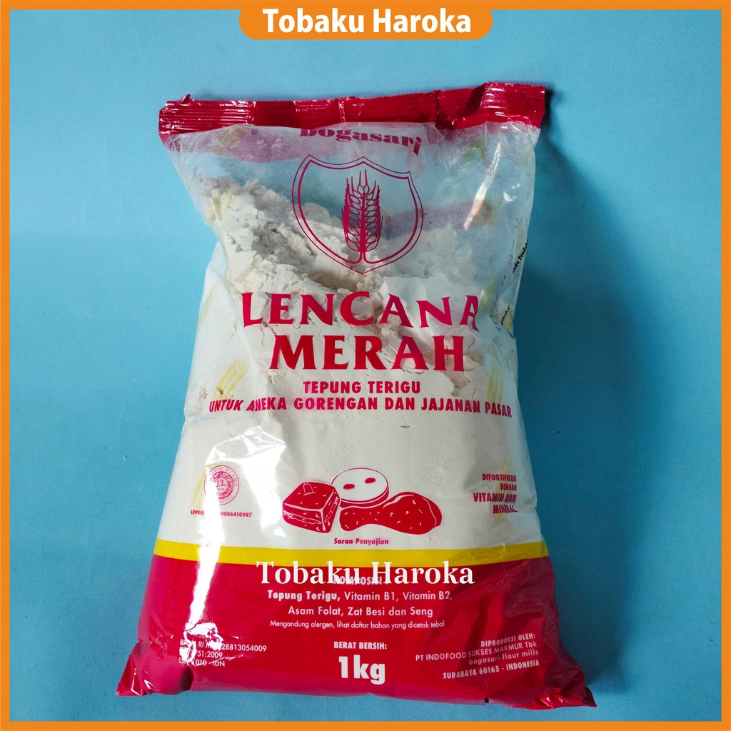 

Tepung Terigu Lencana Merah 1kg - Tobaku Haroka