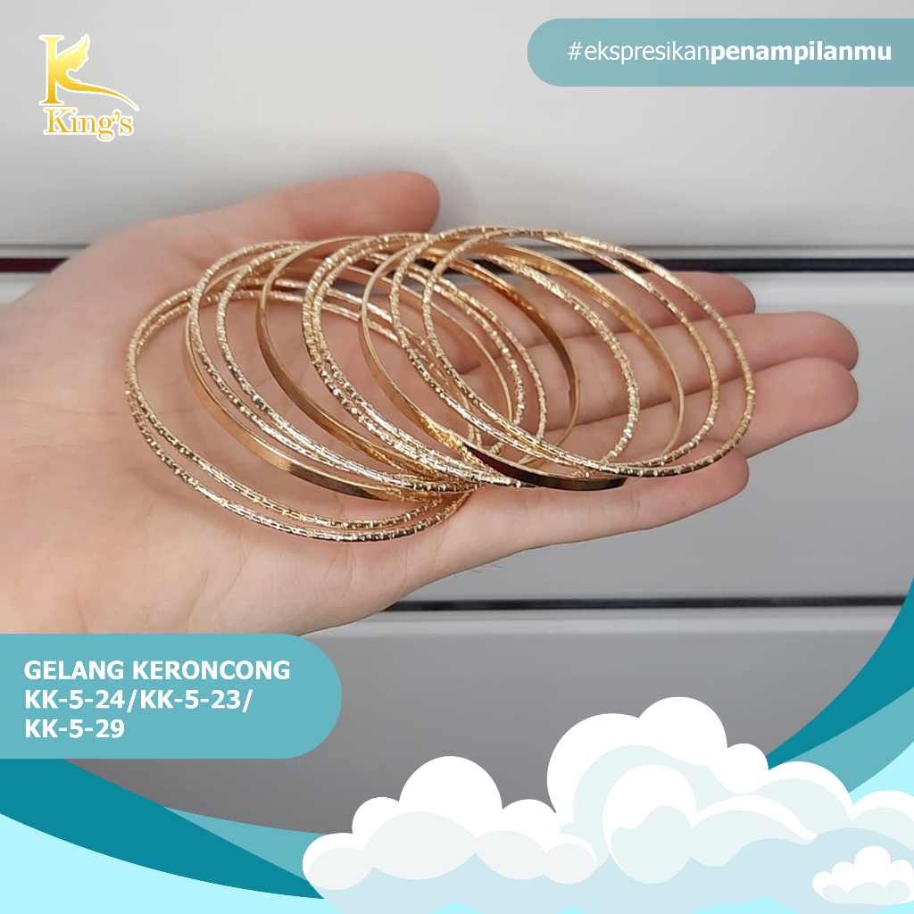 Gelang Keroncong Gold KK-5-24 /  KK-5-23 / KK-5-29