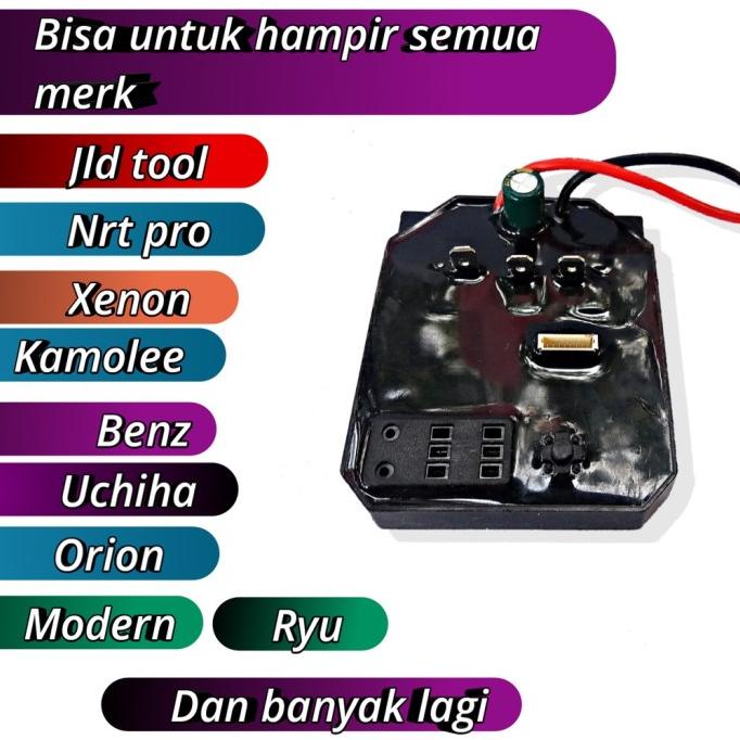 Modul Saklar Switch Impact Baterai Wrench Jld Tool 20V 48V Modul