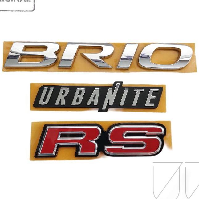 Emblem Honda Brio Urbanite / Logo Tulisan Bagasi Brio Urbanite