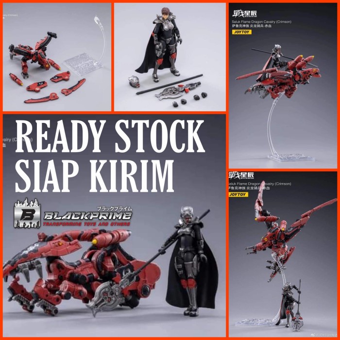 Joytoy 1/18 Saluk Flame Dragon Cavalry Crimson Action figure Joytoy