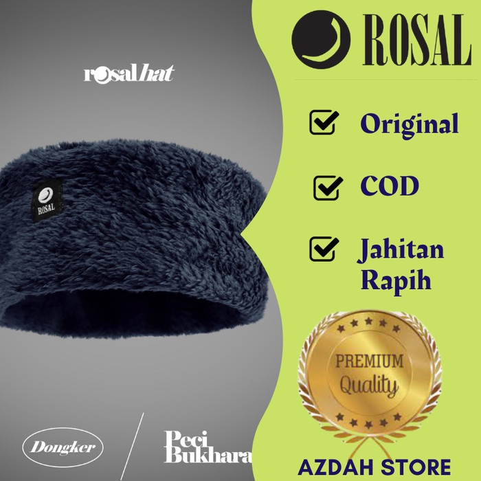 Peci Songkok Bulu / Peci Turki / Peci Bukhara / Peci Bulu Rusia Rosal