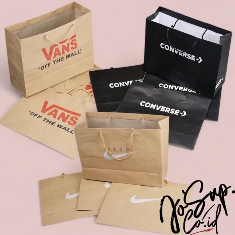 

Special Sale! Totabag Papebag Nike / Converse / Vans / Newbalance Original