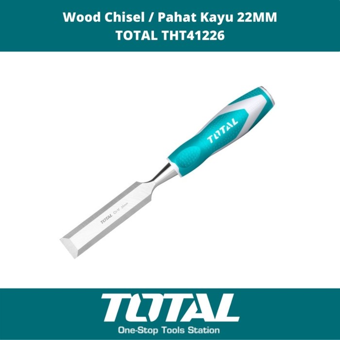 

Pahat Kayu 22Mm Wood Chisel Total Tht41226