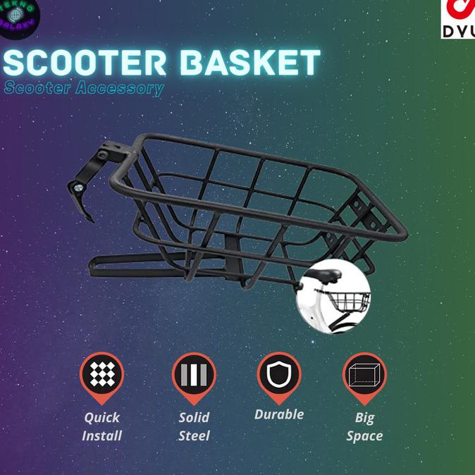 DYU D1 Electric Scooter Rear Basket Keranjang Belakang Skuter Listrik