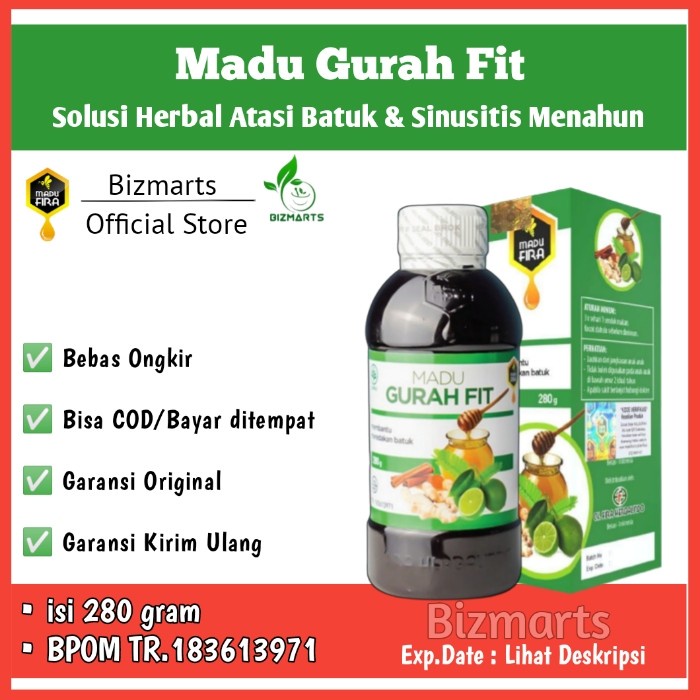 

Madu Gurah Fit Obat Herbal Sinusitis Gangguan Sinus Dan Pernafasan