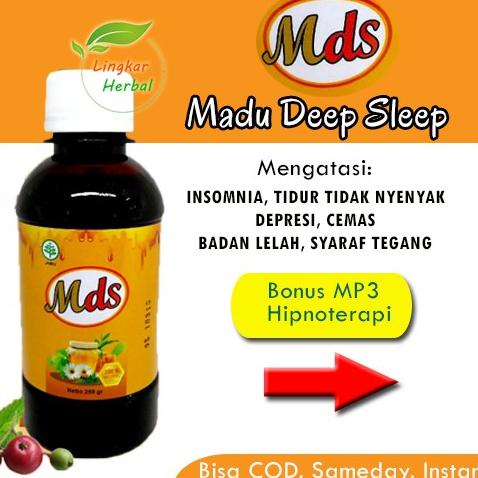 

Madu Deep Sleep MDS Insomnia Susah Tidur Lelap Original Asli Herbal