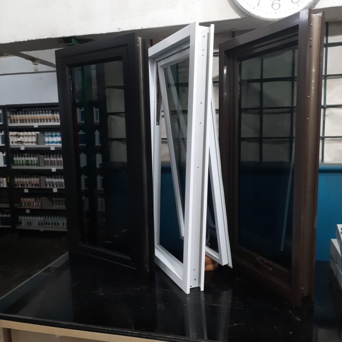 Promo Jendela Casement Aluminium 50X100 Jungkit - Ready Non Po