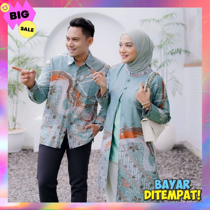 Gmis Suami Istri Baju Sarimbit Famis Pasangan Satu Pasang Kapel Cople Baju Muslim Satu Pasang Gamis 
