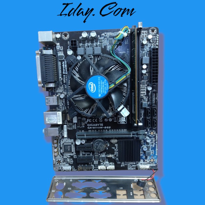 Paketan i3 gen7 Mobo H110 gigabyte asus Lga 1151 ddr4onboard vga