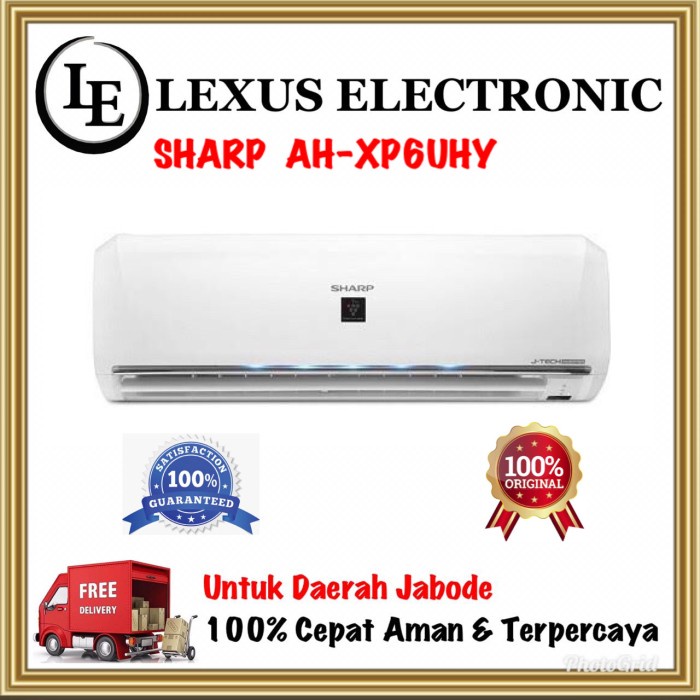 Sharp Ac Inverter 0.5Pk Ah-Xp6Uhy Xp6Uhy Sharp Plasmacluster Ready