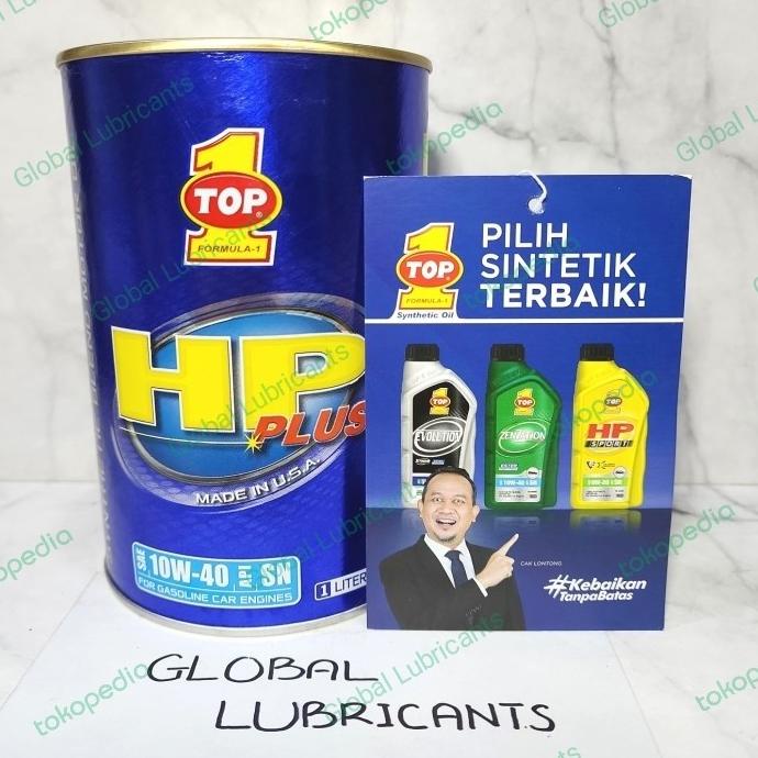 cusss order] TOP1/ TOP 1 HP PLUS 10W-40 1 Liter Made in USA (Oli Mesin Synthetic)