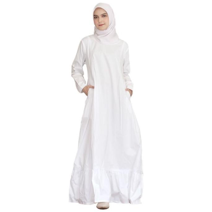 Fayrany Baju Gamis Ibu Putih Dandelion FBG-WP-001