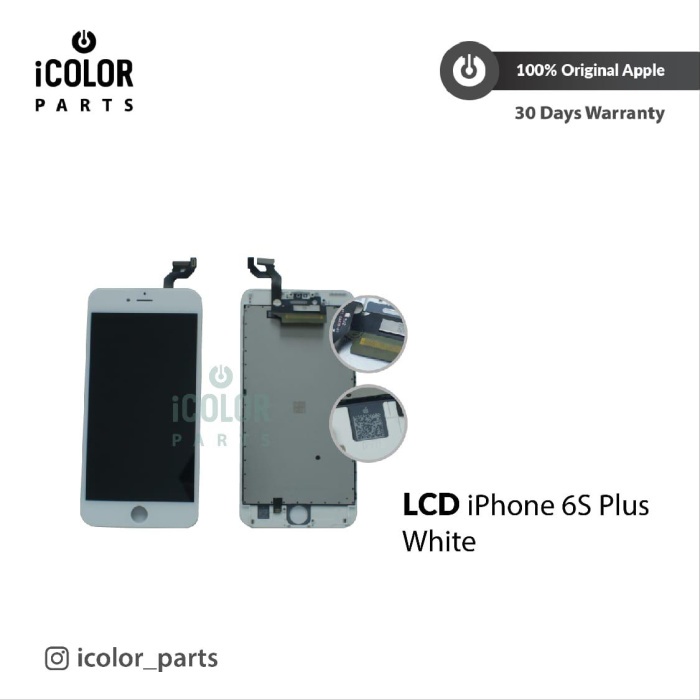 LCD Iphone 6S Plus 6SP 6S+ Premium/Original Apple Warna Putih/Hitam