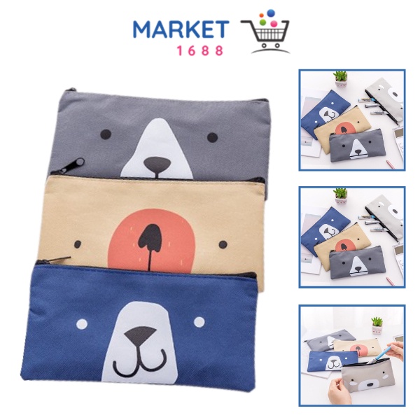 

Market1688 KOTAK PENSIL KAIN KANVAS KARAKTER BEAR LUCU TEMPAT PENSIL SERBAGUNA MOTIF DOGGY DOMPET PENSIL CANVAS GAMBAR HEWAN TEMPAT PENYIMPANAN ALAT TULIS