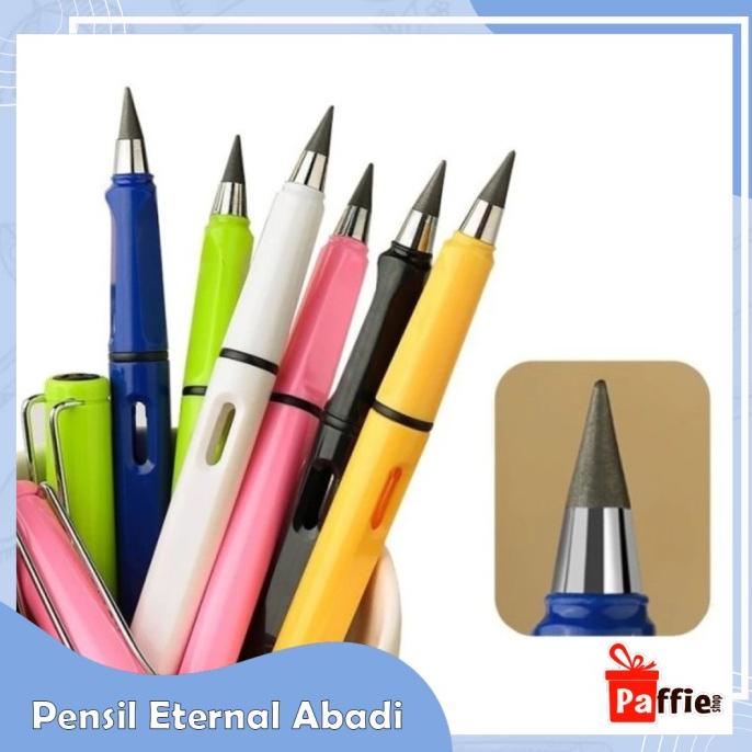 

Silahkan Order] Pensil Eternal Abadi Tak Bisa Habis Tanpa Tinta Alat Tulis Sekolah Set