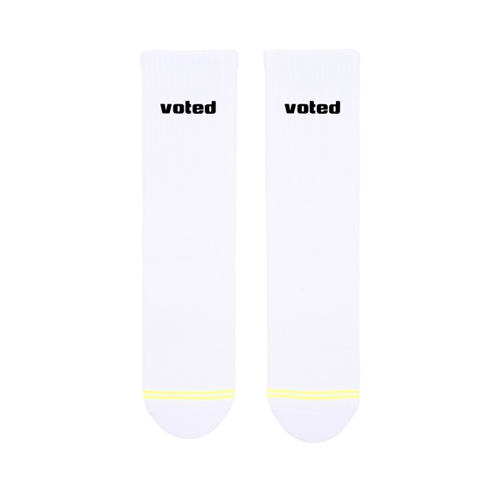 Kaos Kaki - Voted Kaos Kaki Sepeda Jogging Bs.1 White