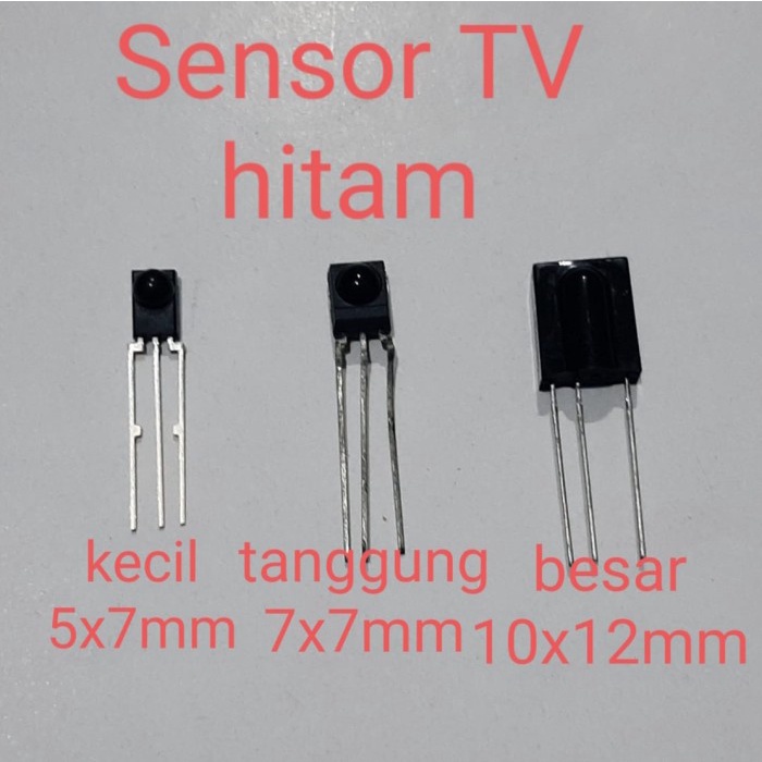 (:(:(:(] Sensor TV Hitam ukuran kecil tanggung besar sesuai gambar
