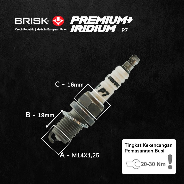 Diskon Busi Mobil Hyundai Avega Brisk Premium Iridium P7 Gratis Ongkir