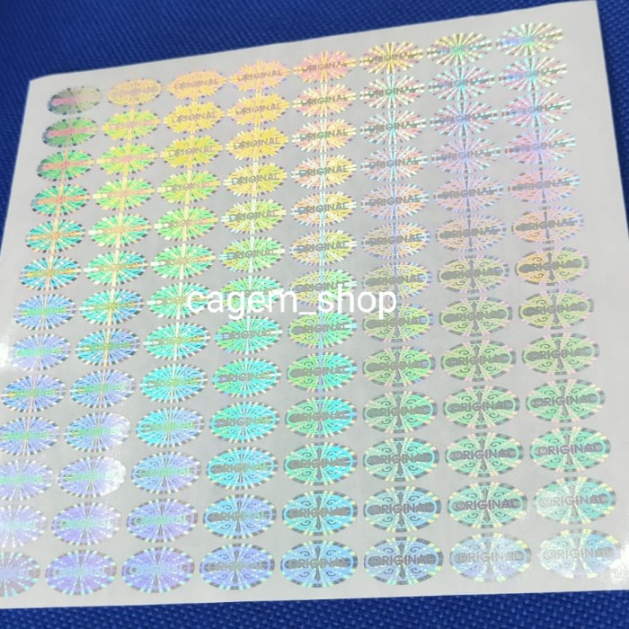 

Bergaransi Hologram Sticker Segel Original Motif Batik Promo