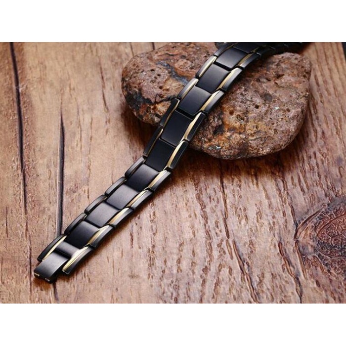 Gelang - Gelang Pria Import Magnet Kesehatan Titanium Stainless Steel