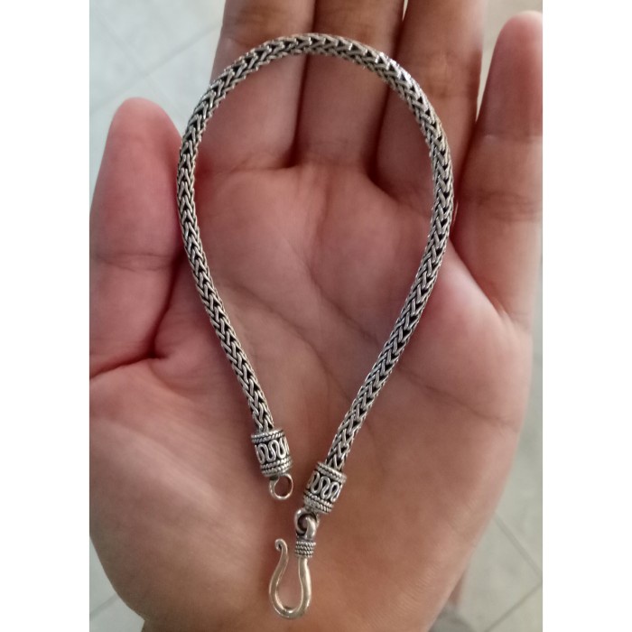 Gelang - Gelang Pria Gelang Silver 925 Handmade