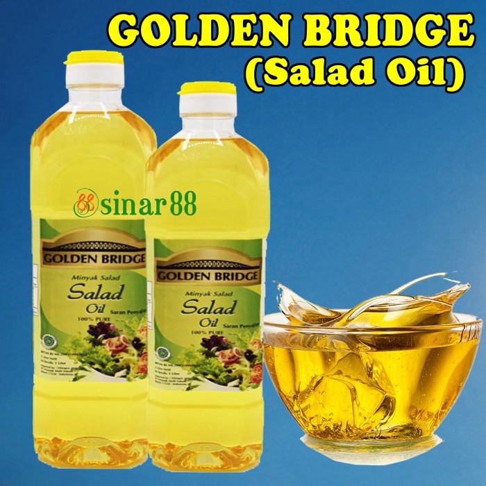 

yang dicari] Golden Bridge Salad Oil 1ltr