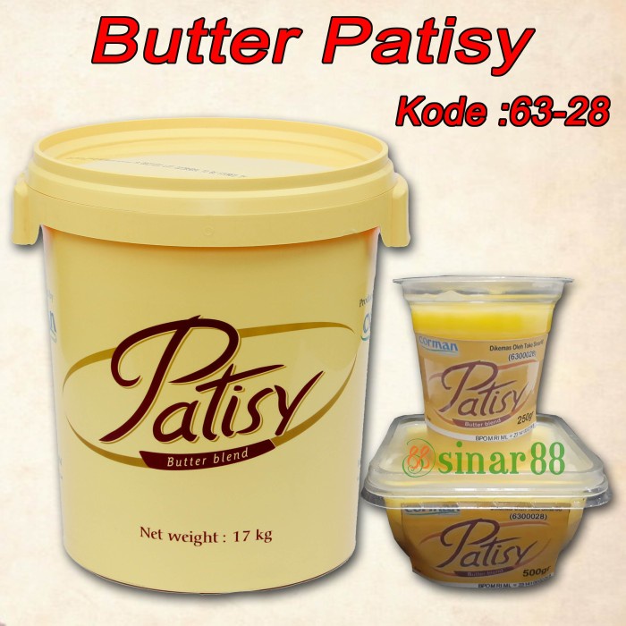 

'+'+'+'+] Butter Corman Patisy Repacked 500gr