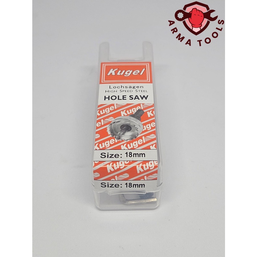 Kugel Hole Saw HSS 18 MM/ Mata Bor Besi 18 MM