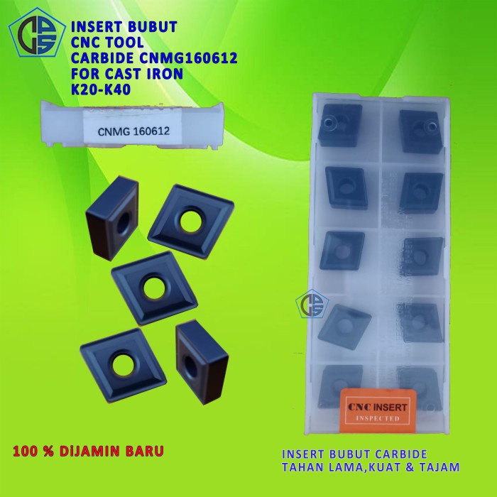 Insert bubut CNMG 160612 CNC Insert pahat pisau bubut Carbide