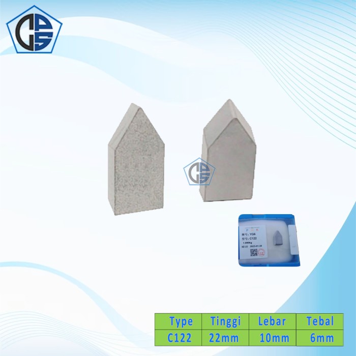 Mata Widia C122 Satu Betel Widia Kotak Mata Widia Pisau Bubut