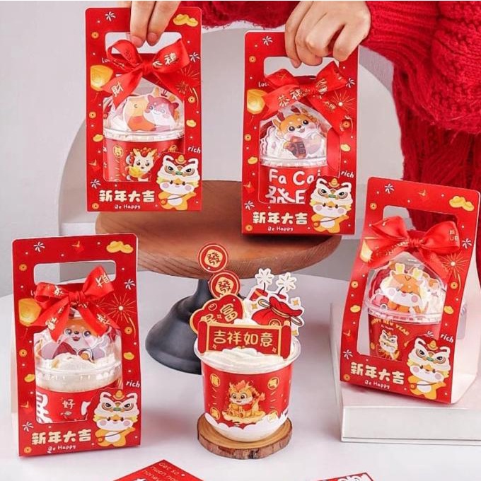 

Box Hampers Imlek Sleeve Box CNY Dus Kue Kering Sincia 1 Toples Jar