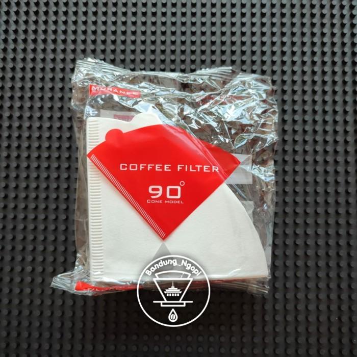 

Muranee Paper Filter Kertas Kopi V60 Size V01 isi 100 putih dan Coklat