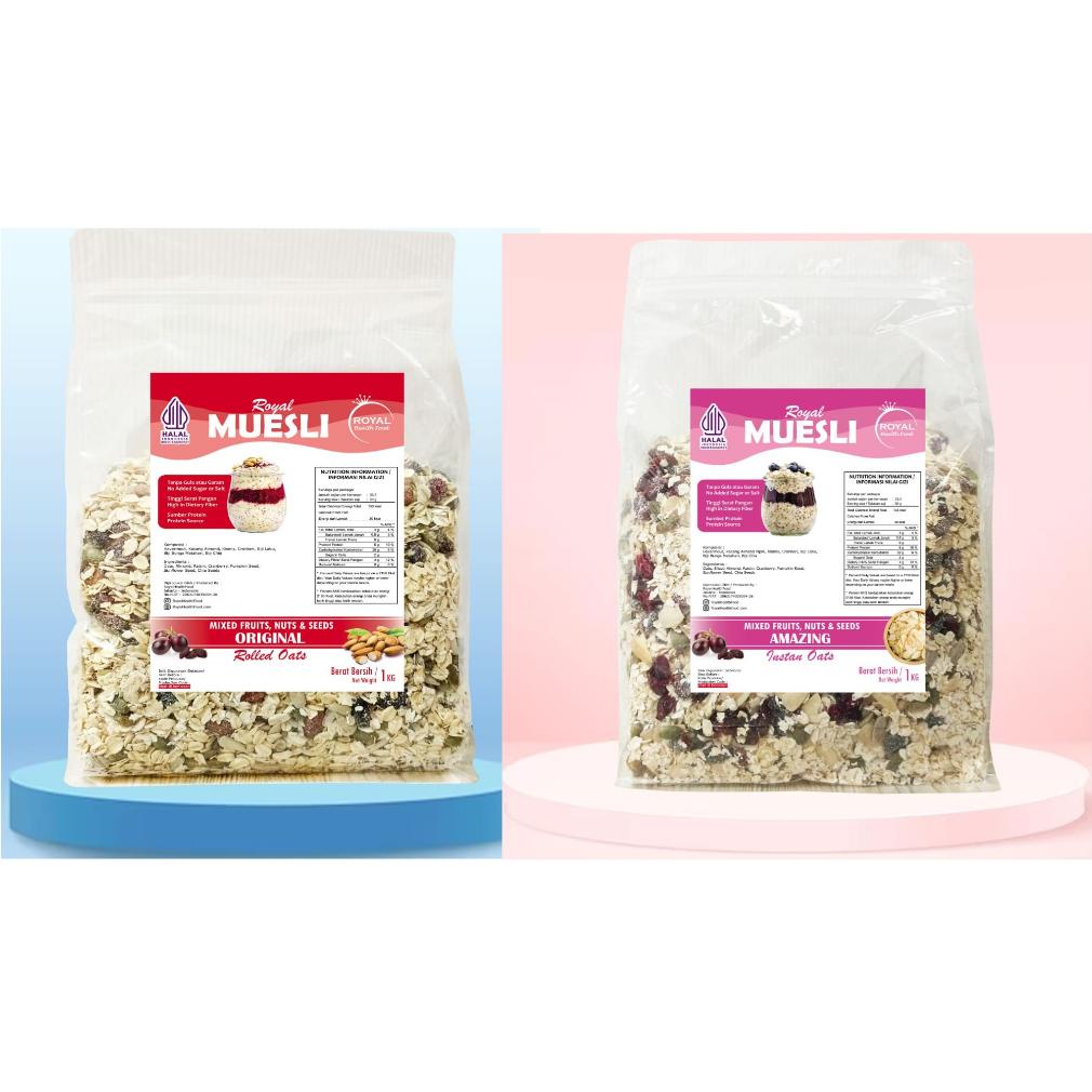 

Ready Royal Muesli Kemasan HEMAT 1 KG