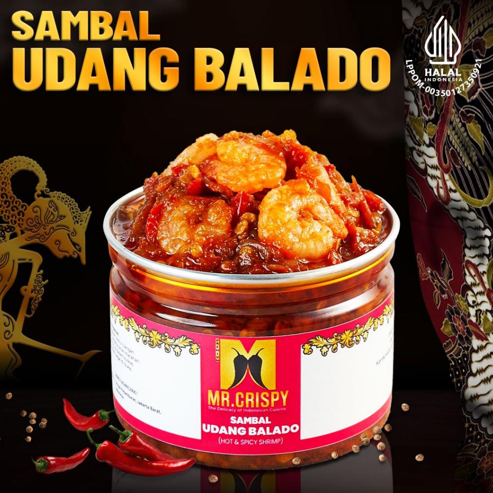 

Ready Sambal Udang Balado/ Sambel Mr.Crispy