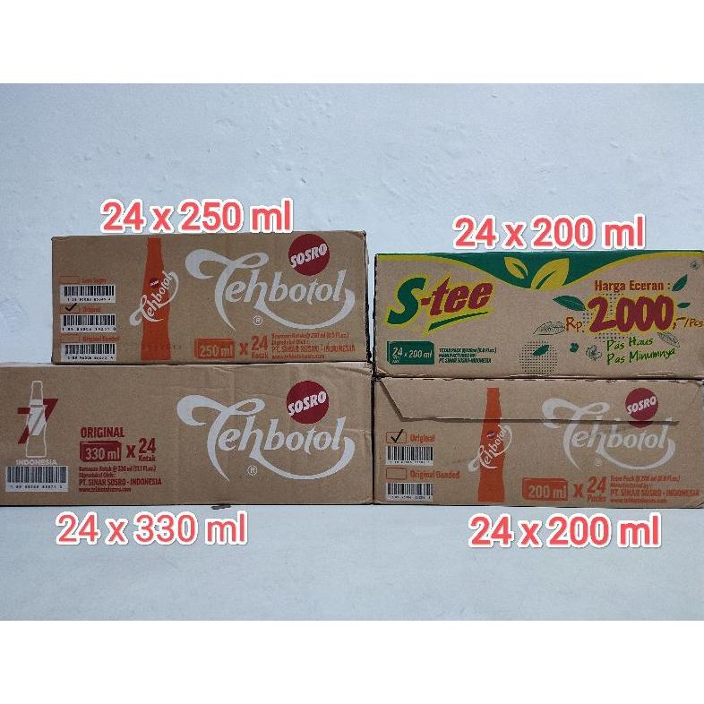 

Ready TEH BOTOL SOSRO S TEE STEE DUS KARTON KARDUS
