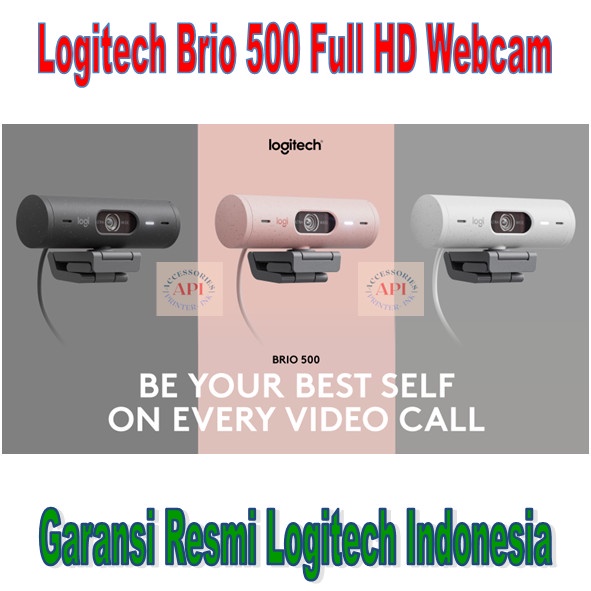 Logitech Brio500 Brio 500 Full HD Webcam - Garansi Resmi