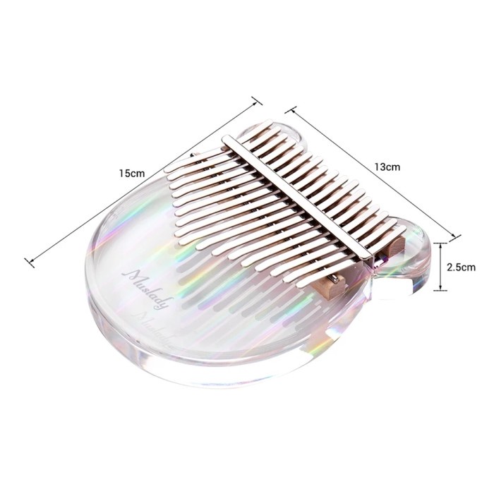 Kalimba Rainbow-Kimi/Muslady Kalimba Pelangi,Kalimba Acrylic