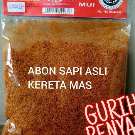 

Abon Sapi Kereta Mas Solo 200 Gram Tanpa Gawet Tanpa Campuran