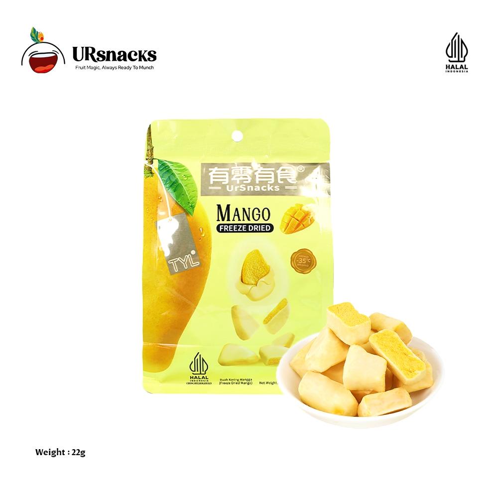 

Ready URSNACKS Freeze Dried Mango - Snack Keripik Buah Mangga