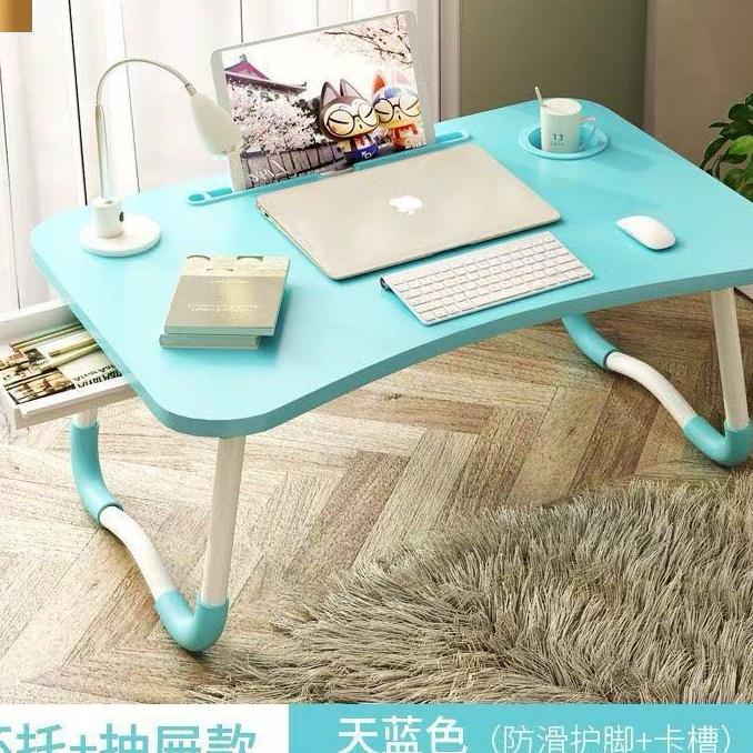 Meja Belajar Usb Meja Laptop Laci Meja Lipat Usb + Laci