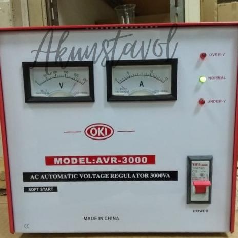 Stavolt Oki Avr/Svc 3000Va - Stabilizer Listrik Oki 3000 Watt